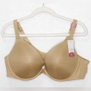 Cacique Boost Plunge Bra Nude Beige Size 46C